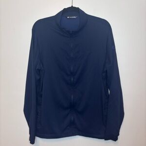 TravisMathew Men’s Surfside Full Zip Jacket Blue Style 1MU422 Golf Performance L